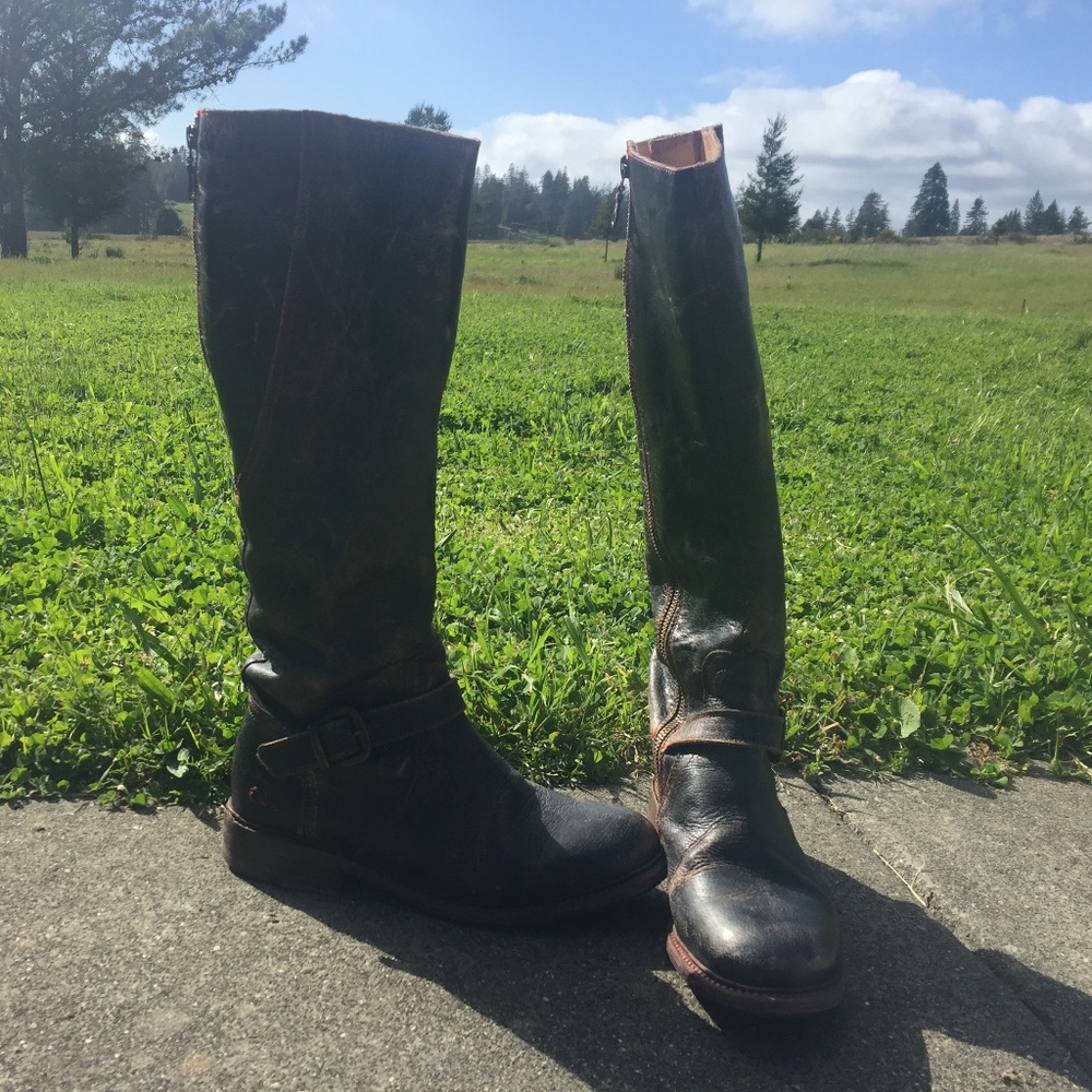 Women's BED STU Glaye Boot - Size 10 - Black Lux
